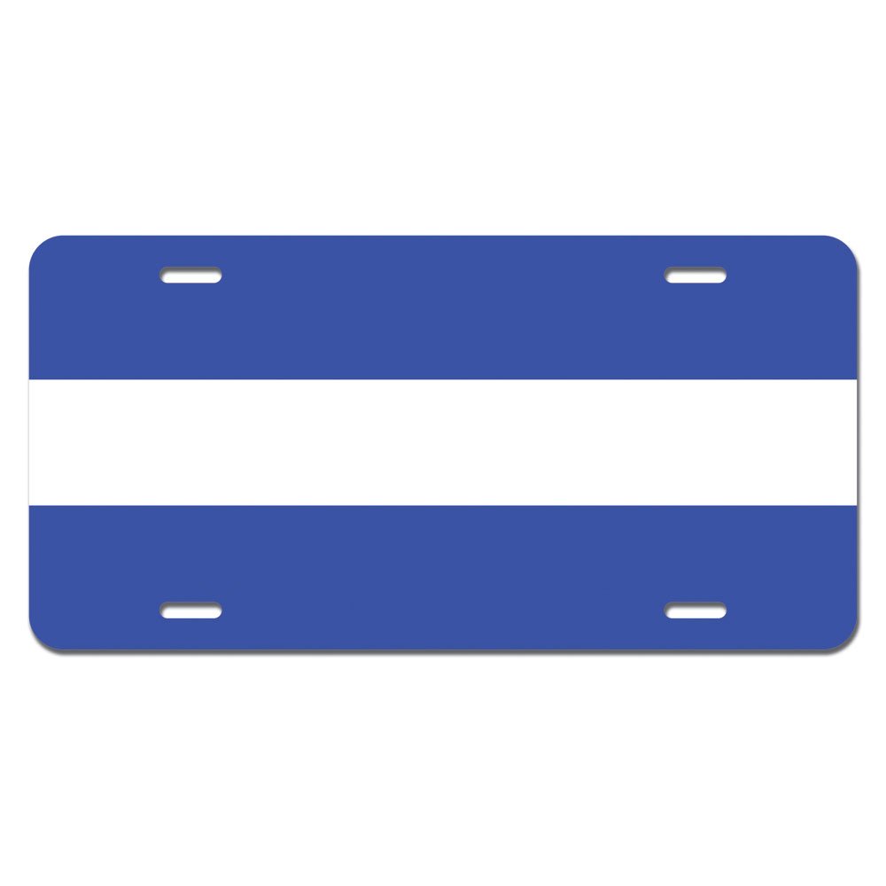 Thin White Line EMT Paramedics Novelty Metal Vanity License Plate - First Responder Appreciation Car Accessory for EMTs, Firefighters & Police Officers