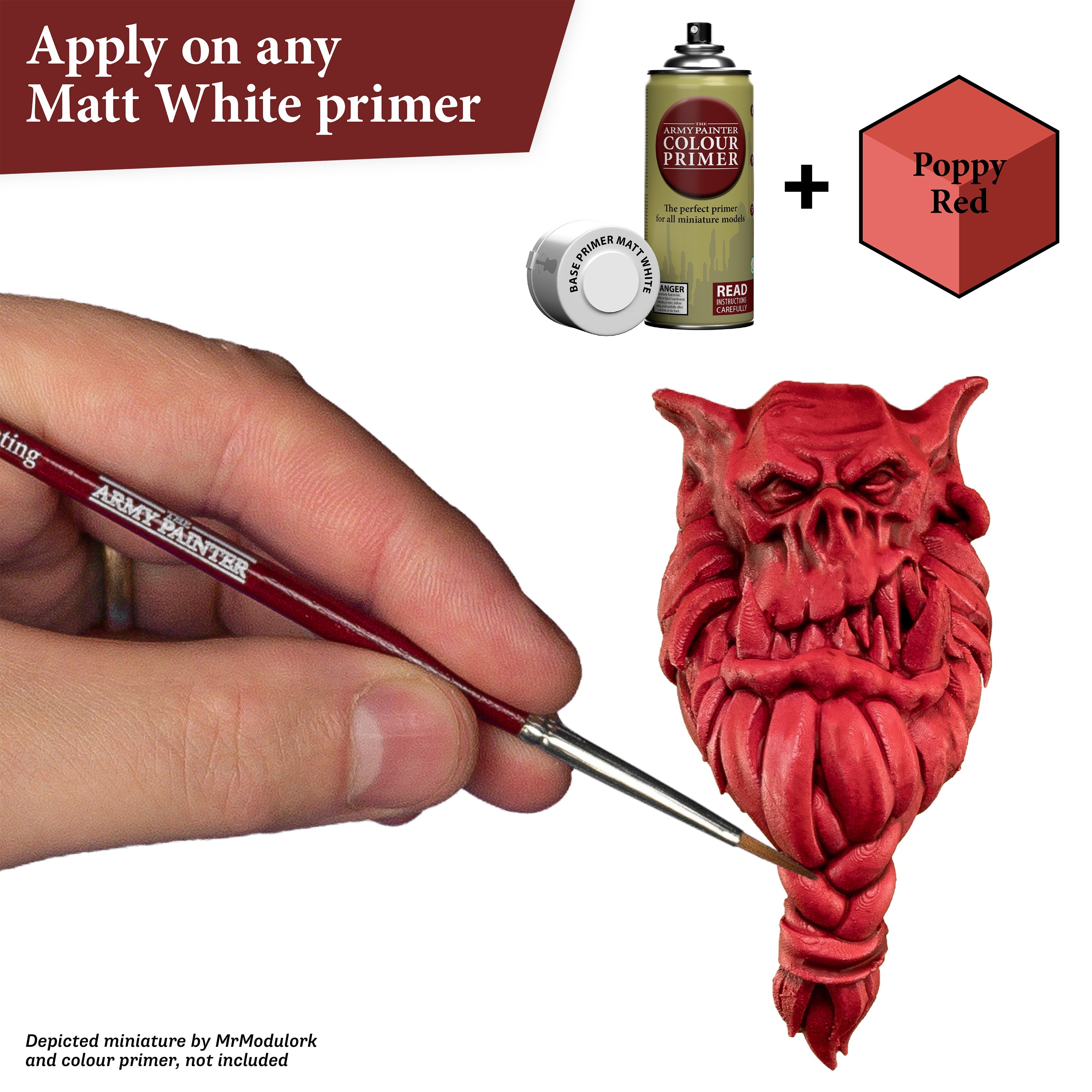 Speedpaint: Poppy Red - High-Quality Acrylic Paint for Artists - Perfect for Canvas, DIY Crafts & Home Decor Projects