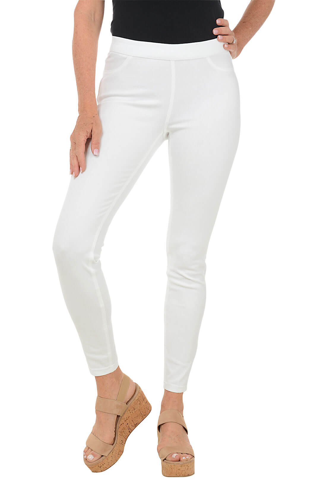 Women's Stretch Pull-On Ankle Jeggings - Comfortable & Stylish Skinny Jeans for Everyday Wear, Work, and Casual Outings