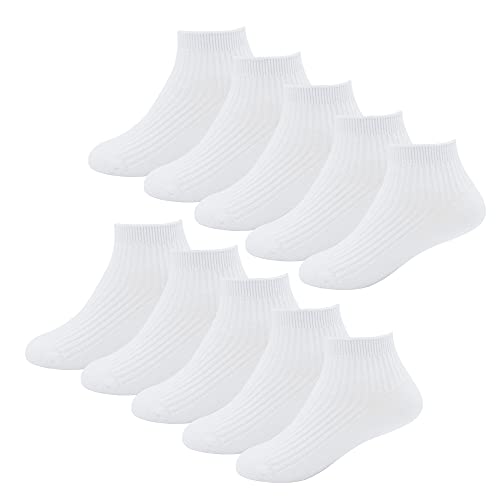 White 5 Pairs Short Length