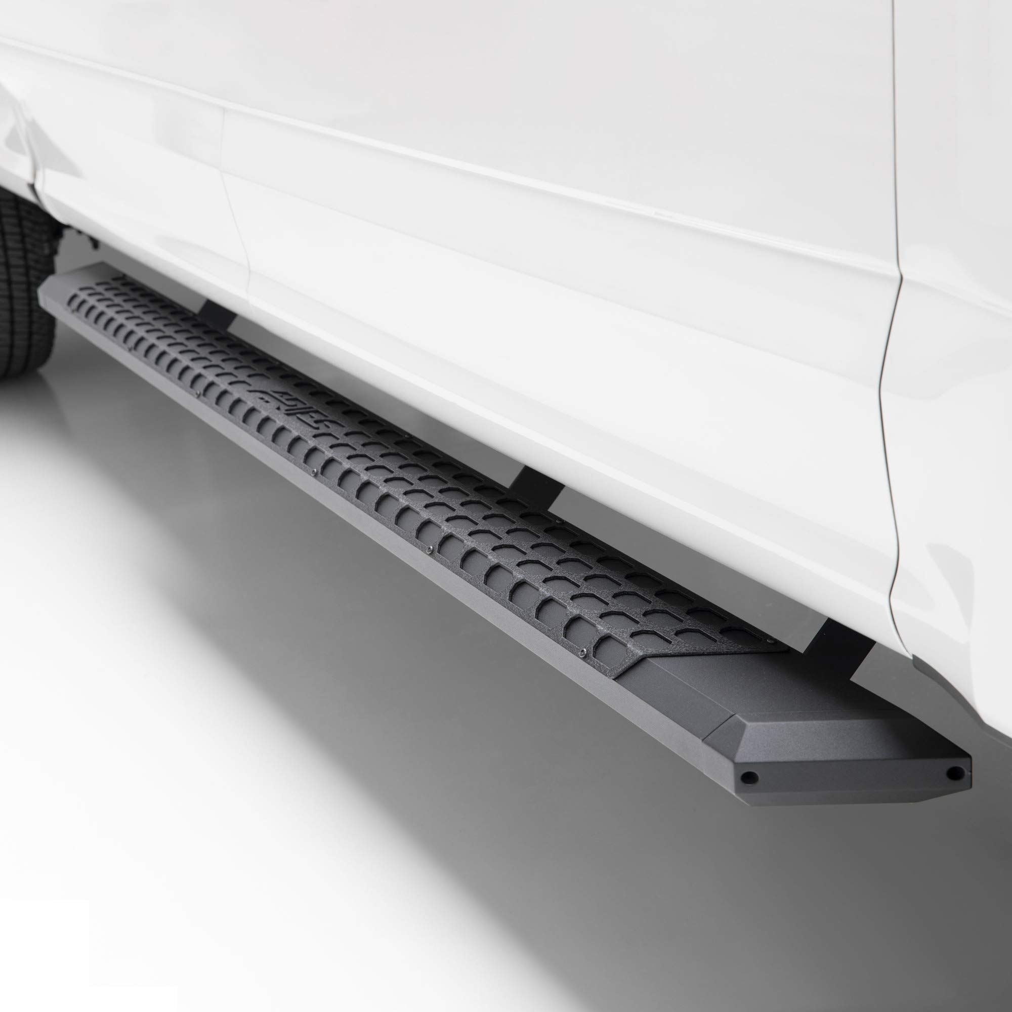 ARIES 2556018 AdvantEDGE Black Aluminum 53-Inch Running Boards for Toyota Tundra - Heavy Duty Side Steps for Off-Road & Daily Driving
