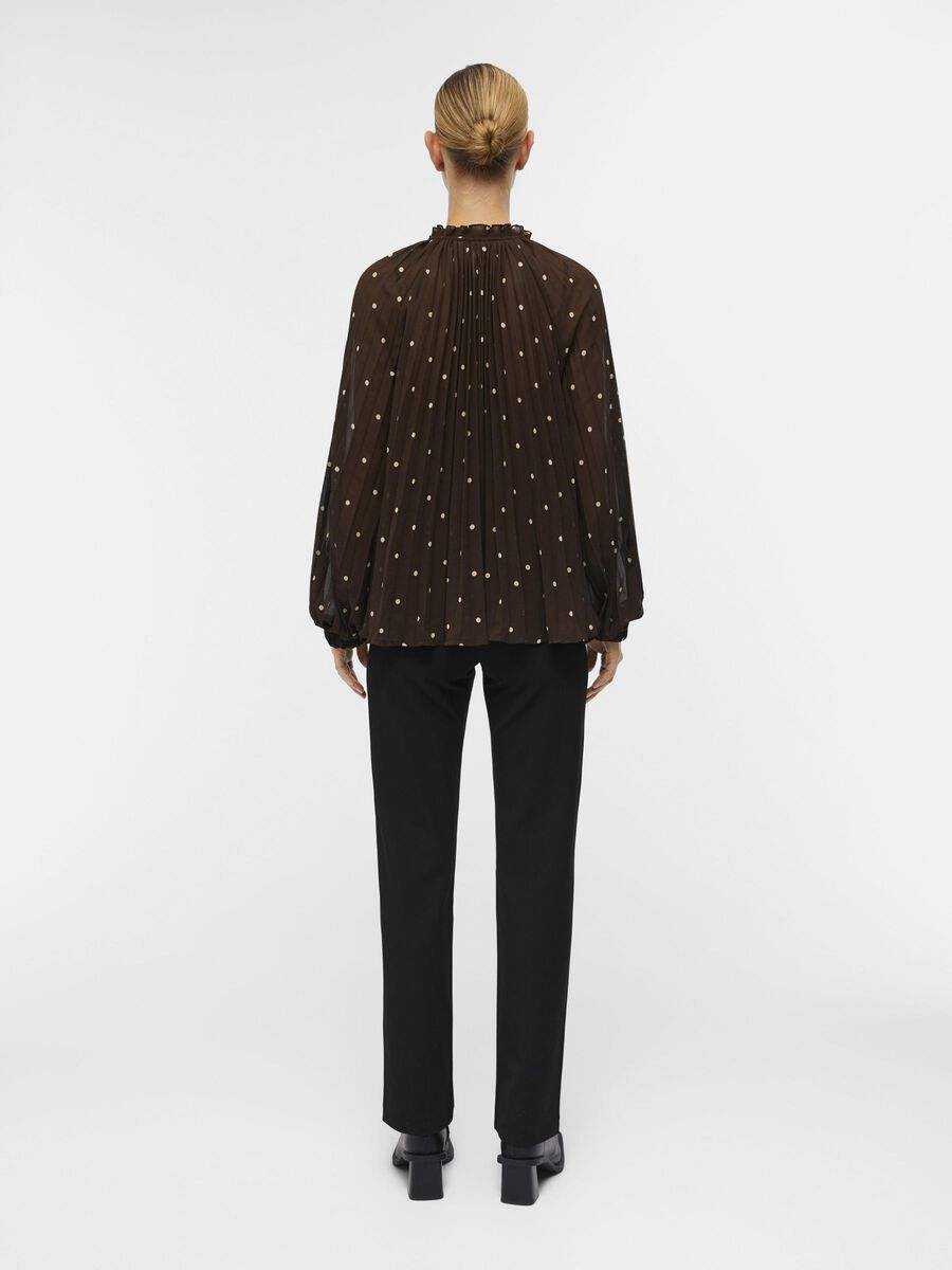 Brink Blouse in Java Color - Women's Stylish Casual Top for Work & Everyday Wear | Perfect for Office, Dates & Social Events