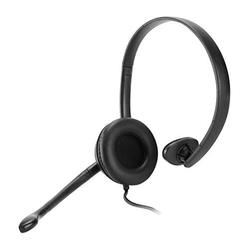 Cellet Premium Mono 2.5mm Hands-Free Adjustable Headset with Boom Microphone - Compatible with Landline Phones, Cordless Phones & Office Business Phones (Not for Smartphones) - Ideal for Call Centers, Customer Service & Office Communications