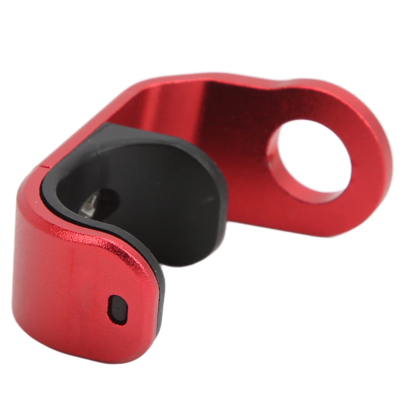 Aluminum Alloy Bike Fork Hook - CNC Machined Replacement Part for Bicycle Repair (Red)