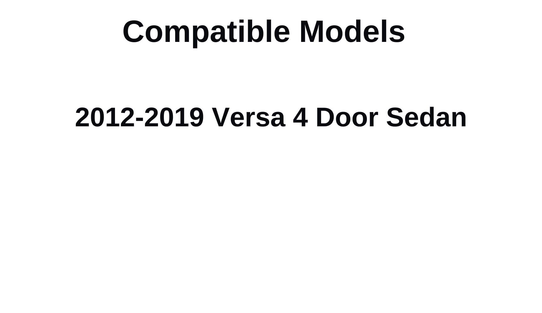 Heated Rear Window Glass Replacement for Nissan Versa 4-Door Sedan (2012-2019) - Defrosting Solution for Cold Weather Driving