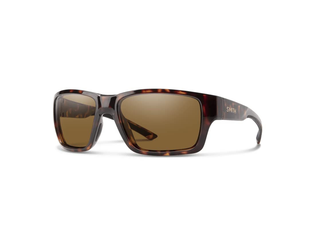 Smith Outback Rectangle Polarized Sunglasses for Men – UV Protection, Stylish & Durable – BUNDLE with Designer iWear Eyewear Care Kit – Perfect for Driving, Outdoor Sports & Beach Vacations