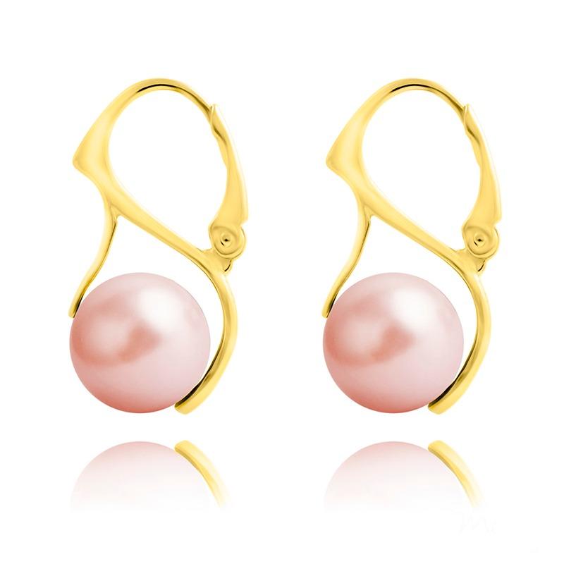 24K Gold Heart Earrings for Women - Rose Gold & Peach Gold Dangle Earrings - Perfect for Valentine's Day, Anniversary, Wedding & Special Occasions