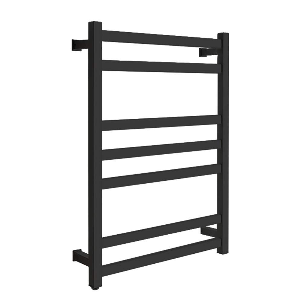 FMOGE Wall-Mounted Electric Towel Warmer - Stainless Steel 7-Bar Heated Towel Rack for Bathroom | Energy Saving & Safe Design | Perfect for Spa, Hotel, and Home Use
