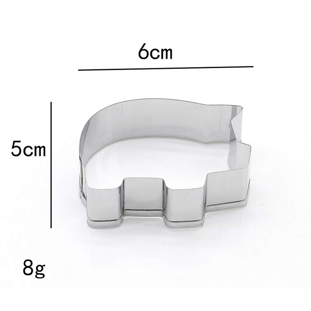Premium Stainless Steel Fondant Molds Set - 6-Piece DIY Baking Tools for Cakes, Cookies, Desserts - Perfect for Wedding, Birthday Party & Home Baking Decorations