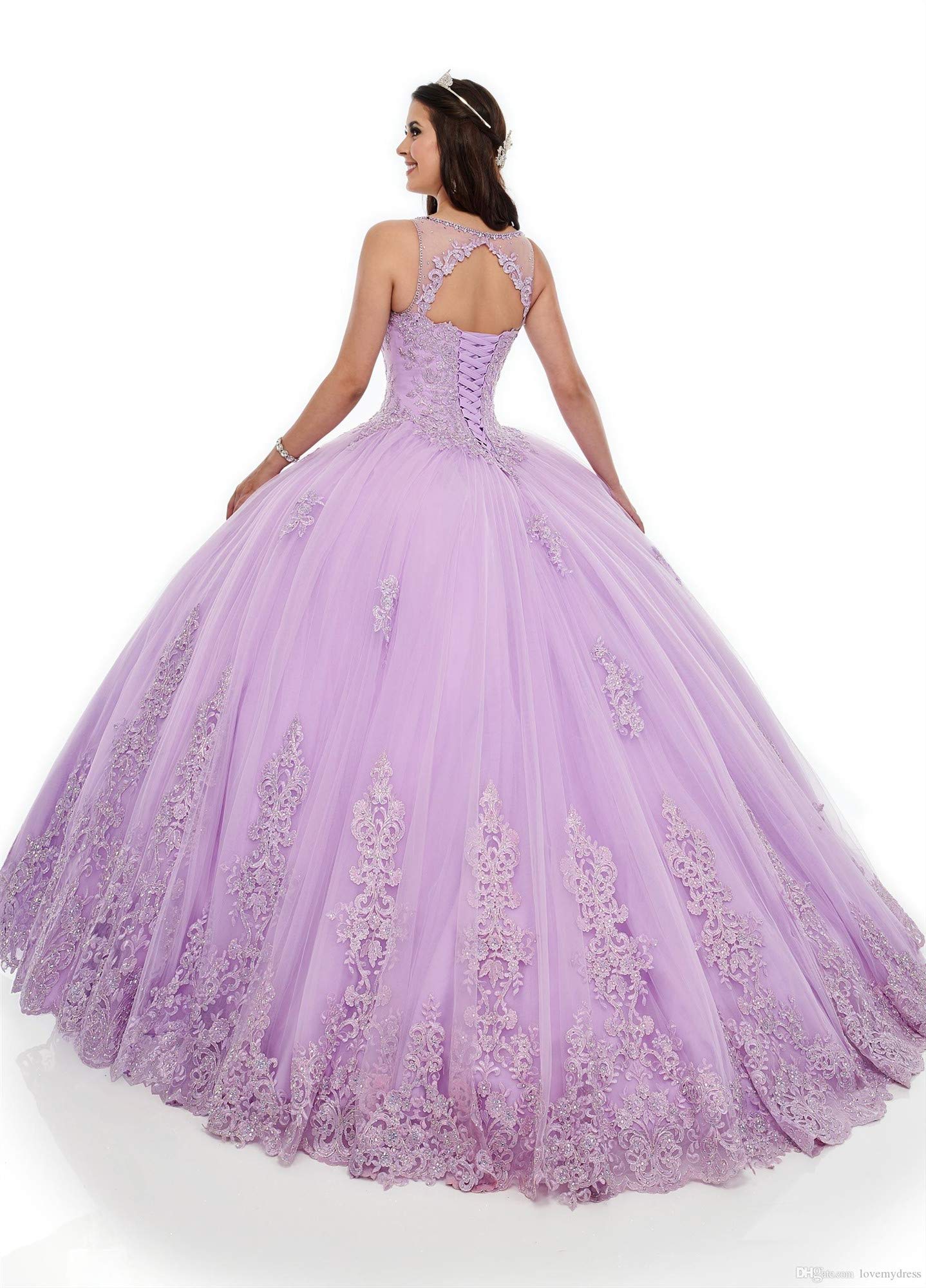 Emmani Women's Sleeveless Quinceanera Dress with Embroidery & Beading - Sweet 16 Party Dress for Girls, Evening Gown, Formal Prom Dress - Perfect for Quinceañeras, Birthday Parties & Special Occasions
