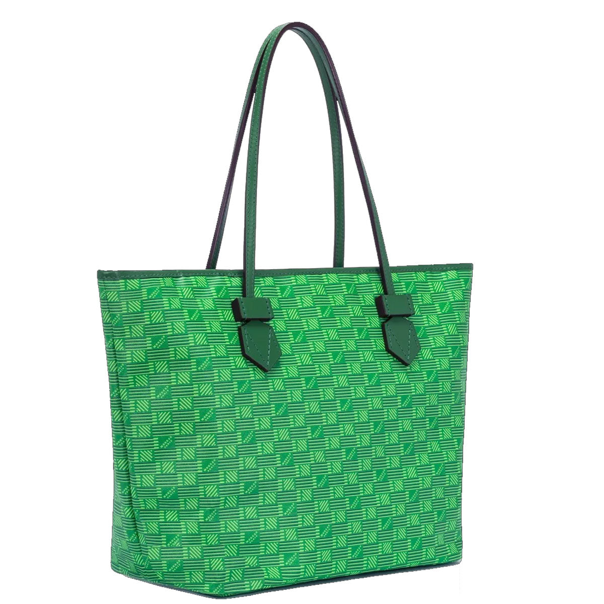 Saint Tropez Zip Tote GM Handbag - Premium Green Leather Tote Bag for Women | Perfect for Work, Travel & Everyday Use