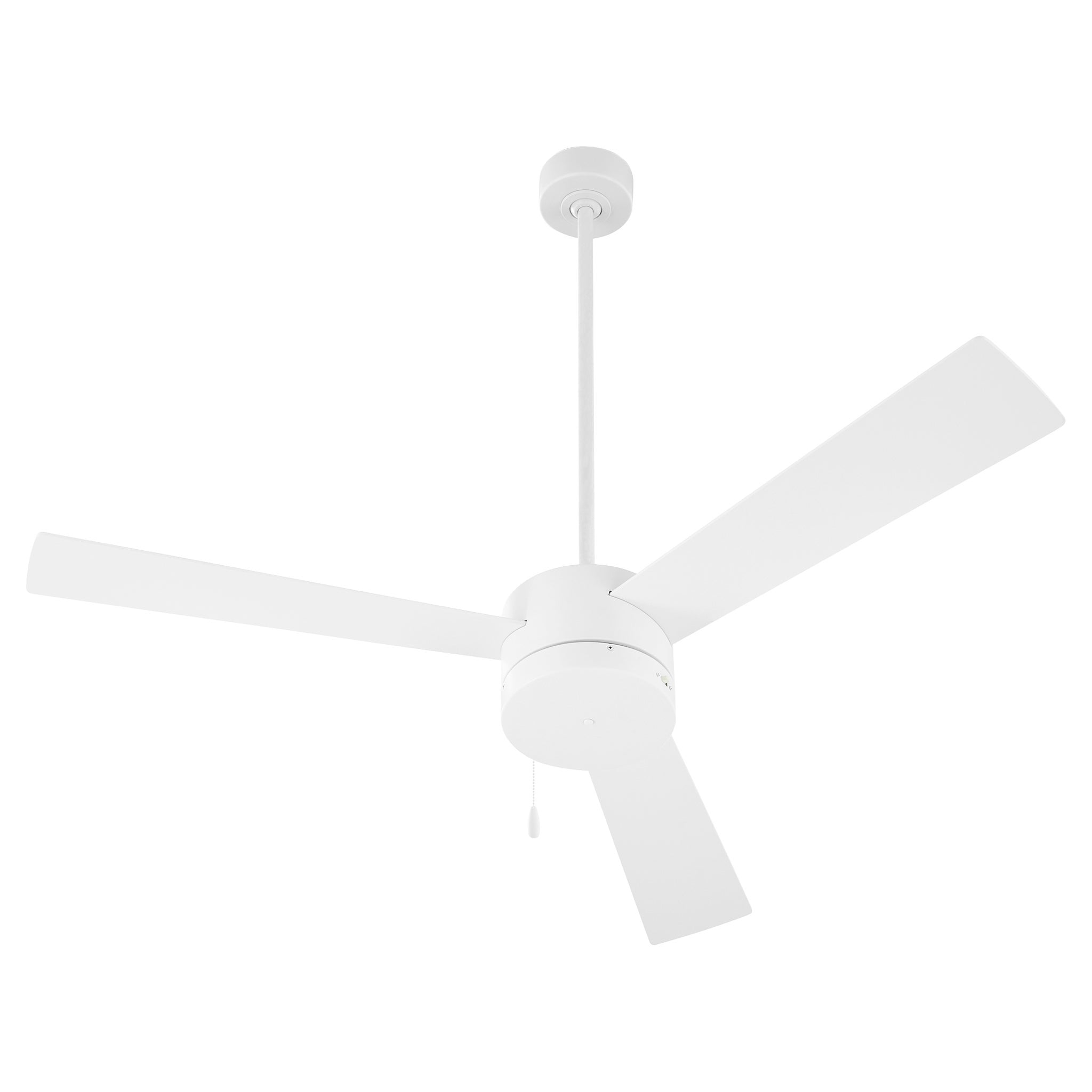 Allegro 3 52-Inch Ceiling Fan with Pull Chain, 3-Speed Reversible Motor & Optional LED Light - Black/Walnut Finish for Bedroom, Living Room, or Patio