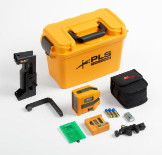 Fluke PLS 180G Green Cross Line Laser Level System - Self-Leveling, 180° Coverage for Construction, Remodeling, and DIY Projects