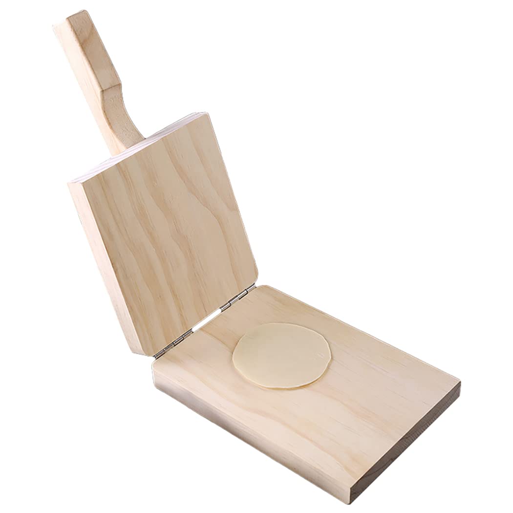 JUSTDOLIFE Wooden Dough Pressing Tool - Dumpling Maker, Pastry Presser, Kitchen Gadget for Homemade Dumplings, Wontons, and Pasta | Perfect for Asian Cooking and Baking Enthusiasts