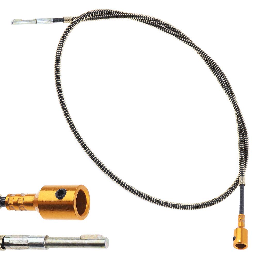 ChgImposs 3.2Ft/98CM Flexible Shaft Drill Bit Extension - 8mm Chuck Compatible with Table Grinder & Electric Drill | Multi-Purpose Flex Shaft Inner Tube Core for DIY, Woodworking, Metalworking & Home Repairs