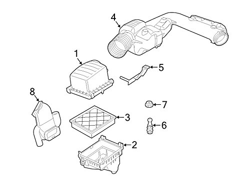 Mopar 4861756AA High-Performance Air Filter for Dodge, Jeep, Chrysler - Improve Engine Efficiency & Airflow for Off-Road & Daily Driving