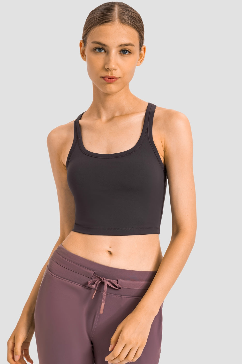 High Support Racerback Sports Bra for Women - Breathable Workout Top for Running, Yoga & Gym - Comfortable Fitness Apparel for Active Lifestyles