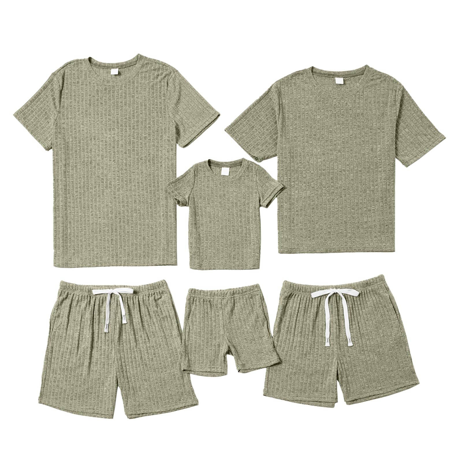 IFFEI Family Matching Pajamas Sets - 2 Piece Soft Loungewear Sleepwear with Pockets for Women, Men & Kids - Cozy Lounge Outfits for Family Movie Nights & Holiday Gatherings