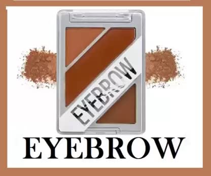 3 in 1 Best Eyebrow Palette - Waterproof Eyebrow Pencil, Powder & Stencil Kit for Perfect Brows - Ideal for Daily Makeup, Salon & Professional Use
