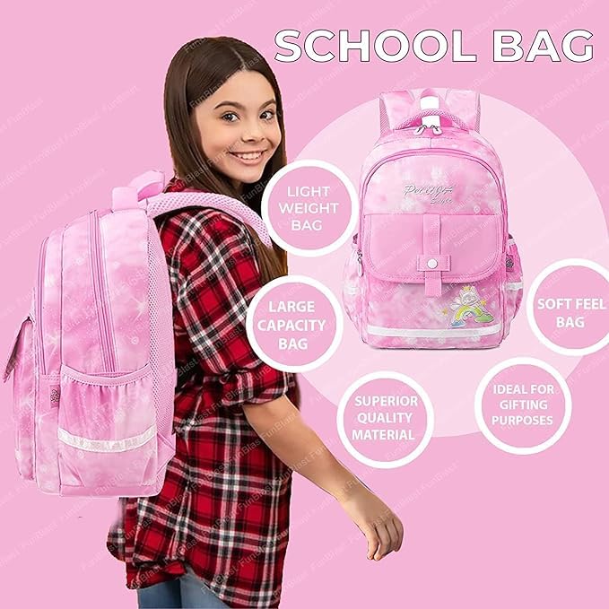 **Unicorn Backpack for Kids - Lightweight Large Capacity School Bag for Boys & Girls, Durable Backpack for Students, Travel, Picnic & Daily Use (42 X 29 X 18 CM) - Perfect for School, College & Outdoor Adventures**