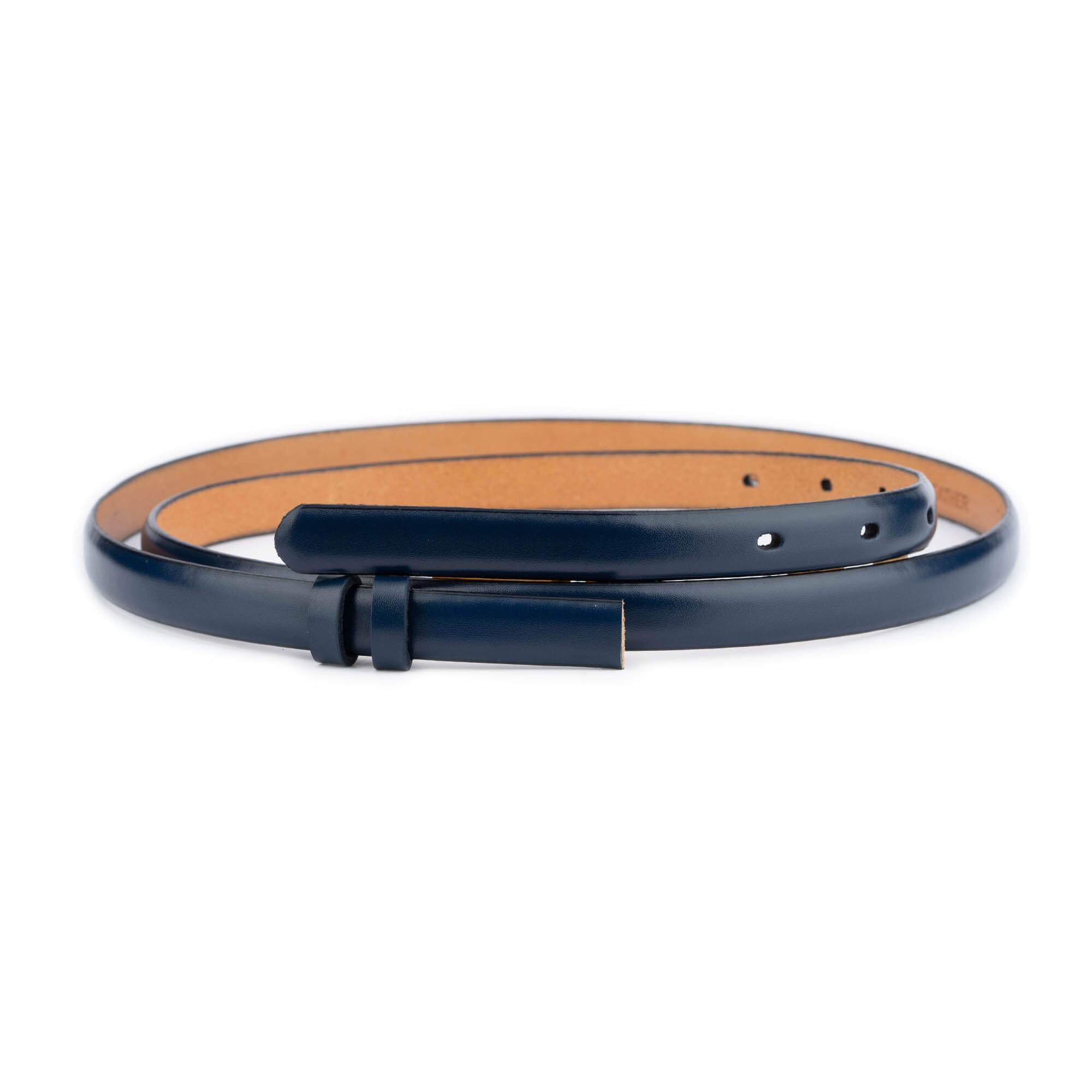 Dunhill Women's Blue Skinny Belt Strap Replacement - Adjustable Buckle for Jeans, Pants & Dresses | Fashion Accessory for Casual & Formal Outfits