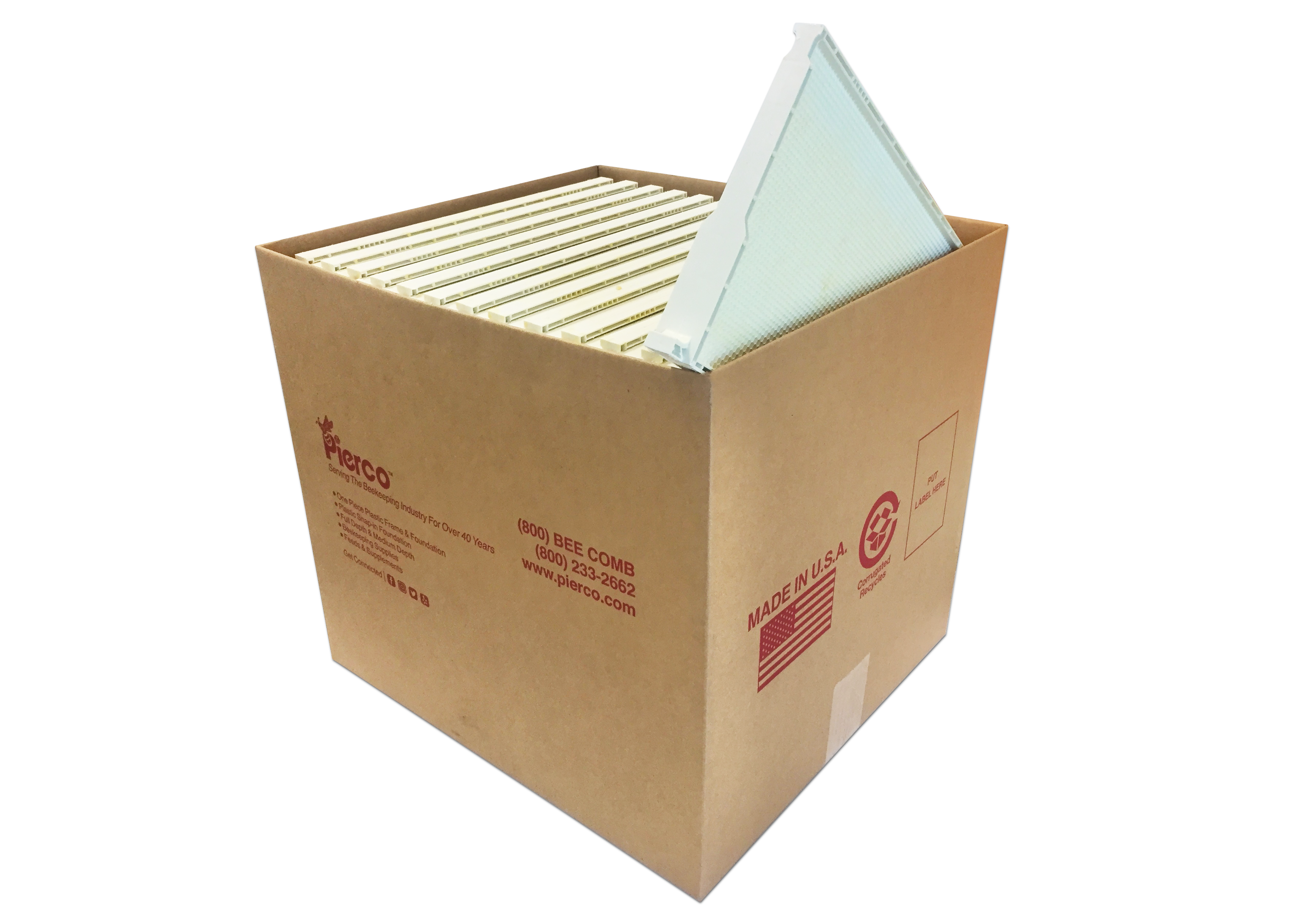 9 1/8 Inch Deep Plastic Frame - Waxed (52 Pack) for DIY Candle Making, Soap Molds, and Craft Projects