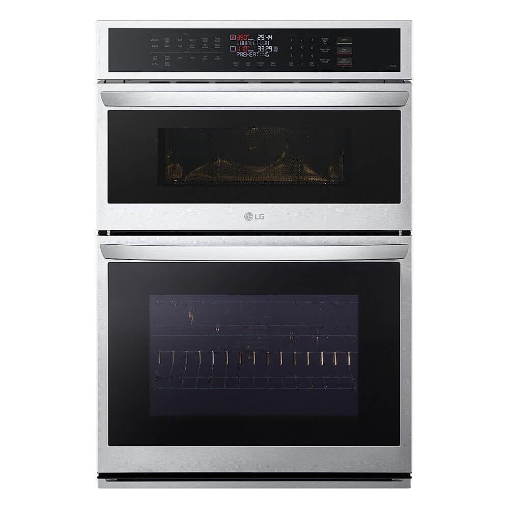 LG WCEP6423F 30 Inch Smart Electric Double Wall Oven - 6.4 cu.ft Capacity, WiFi Enabled for Modern Kitchens | Perfect for Baking, Roasting & Smart Home Integration