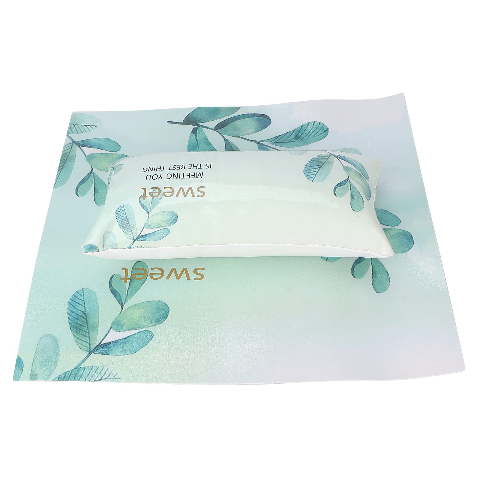 Professional Nail Art Hand Pillow with Non-Slip Mat - Ergonomic Arm Rest Cushion for Manicures | Perfect for Nail Salons, Home Use & Nail Art Training | Soft Support for Gel, Acrylic & Polish Application