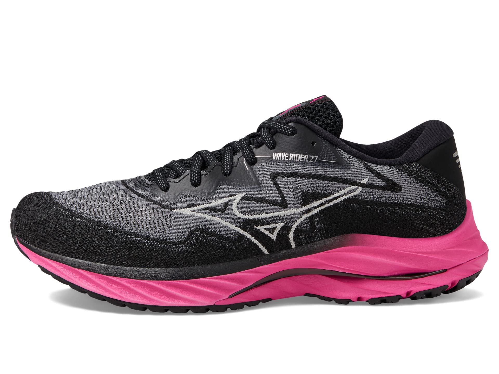 Mizuno Men's Wave Rider 27 Running Shoes - Lightweight Cushioned for Road Running & Marathon Training