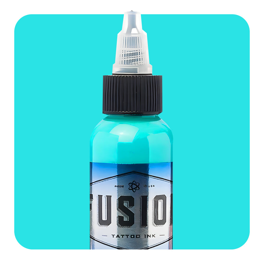 Cool Mint Fusion Tattoo Ink - Professional Tattoo Supplies for Artists - Choose Your Size - Perfect for Tattoo Studios & Body Art Enthusiasts