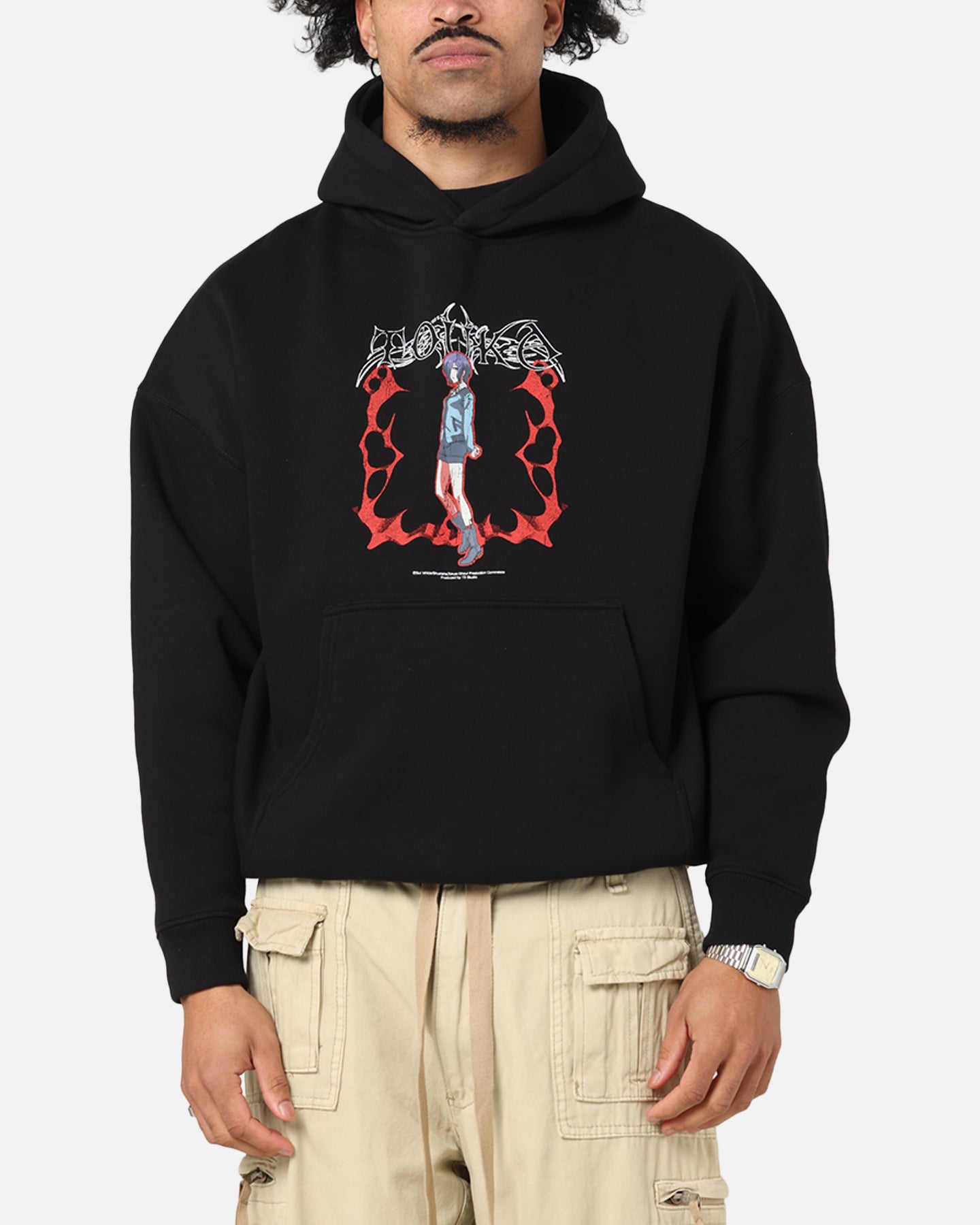 73 Studio X Tokyo Ghoul Rabbit Premium Hoodie Black - Anime Cosplay Hooded Sweatshirt for Fans & Collectors | Perfect for Conventions, Halloween & Casual Wear