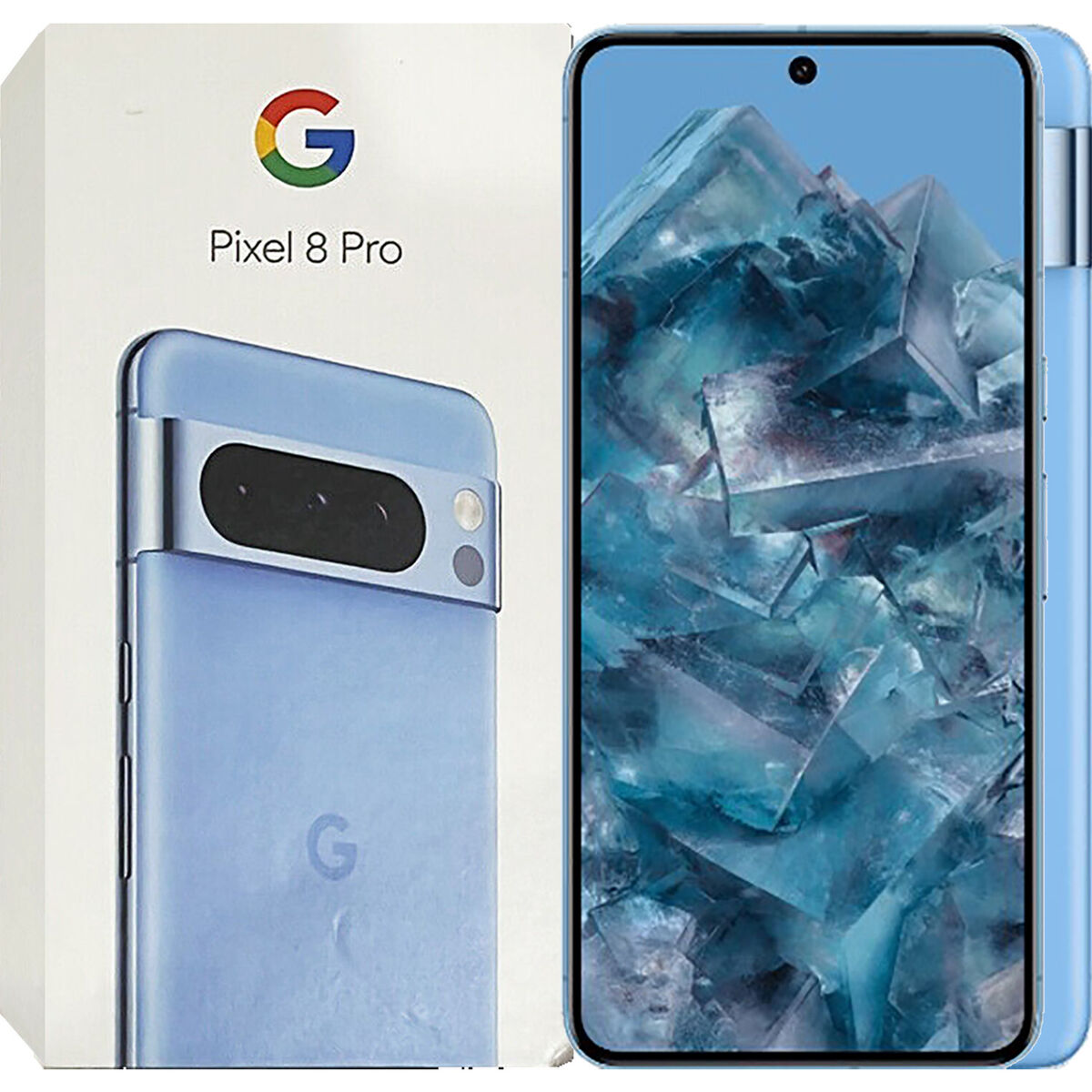 Google Pixel 8a 5G Unlocked Smartphone 128GB - Bay Blue | Fast Charging, AI Camera, Water Resistant | Perfect for Travel, Photography & Business Use