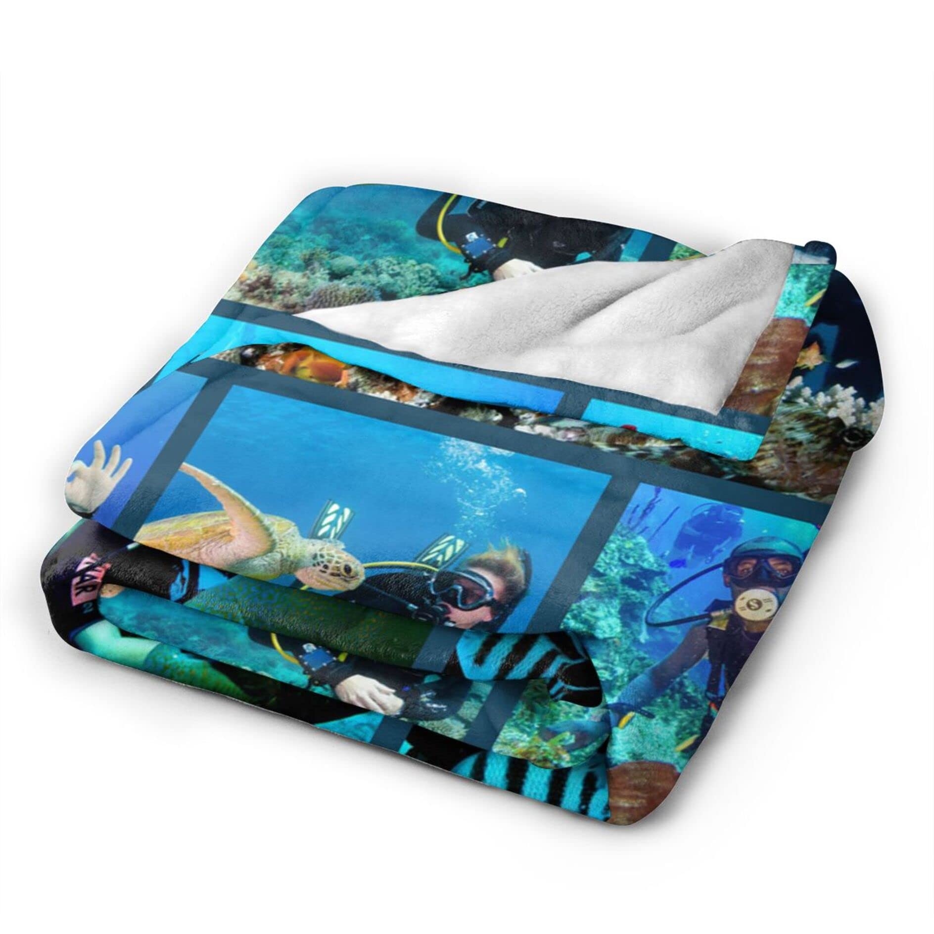 Personalized Photo Blanket - Custom Picture Throw Blanket for Family, Couples & Kids | Unique Gift for Birthday, Anniversary & Wedding | Cozy Home Decor & Thoughtful Present