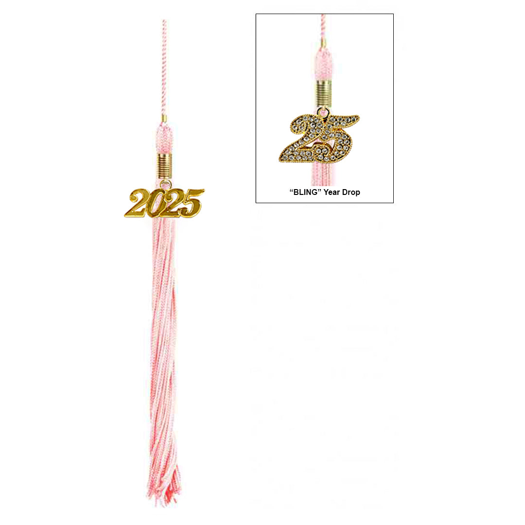 Pink Graduation Tassel for College & High School - Elegant Commencement Accessory for Graduation Ceremonies, Parties, and Photo Shoots