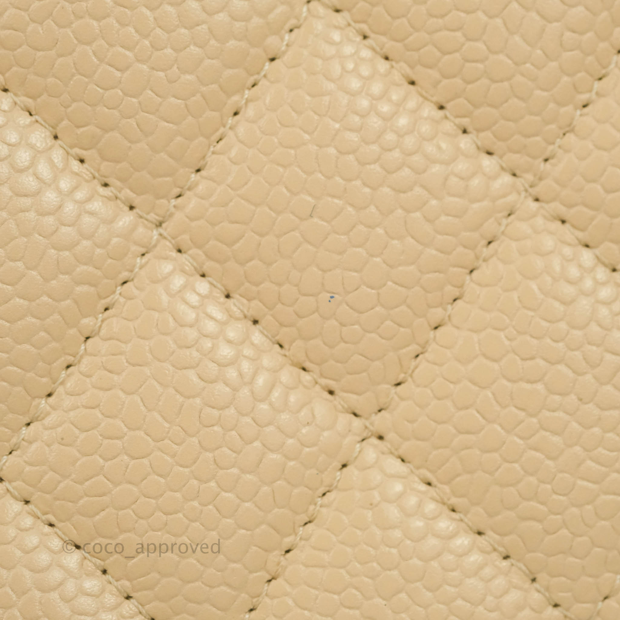 Chanel Classic M/L Medium Flap Bag - Quilted Beige Caviar Leather with Gold Hardware | Luxury Shoulder Bag for Women, Perfect for Work, Parties & Special Occasions