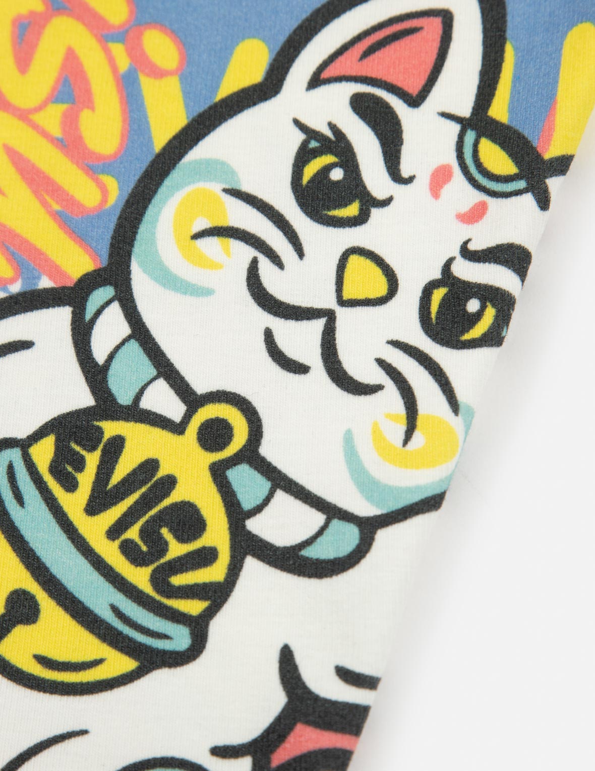 Lucky Cat & Daruma Print Yoga Leggings - Japanese Inspired Workout Pants for Women - Comfortable Stretchy Tights for Gym, Running, and Daily Wear