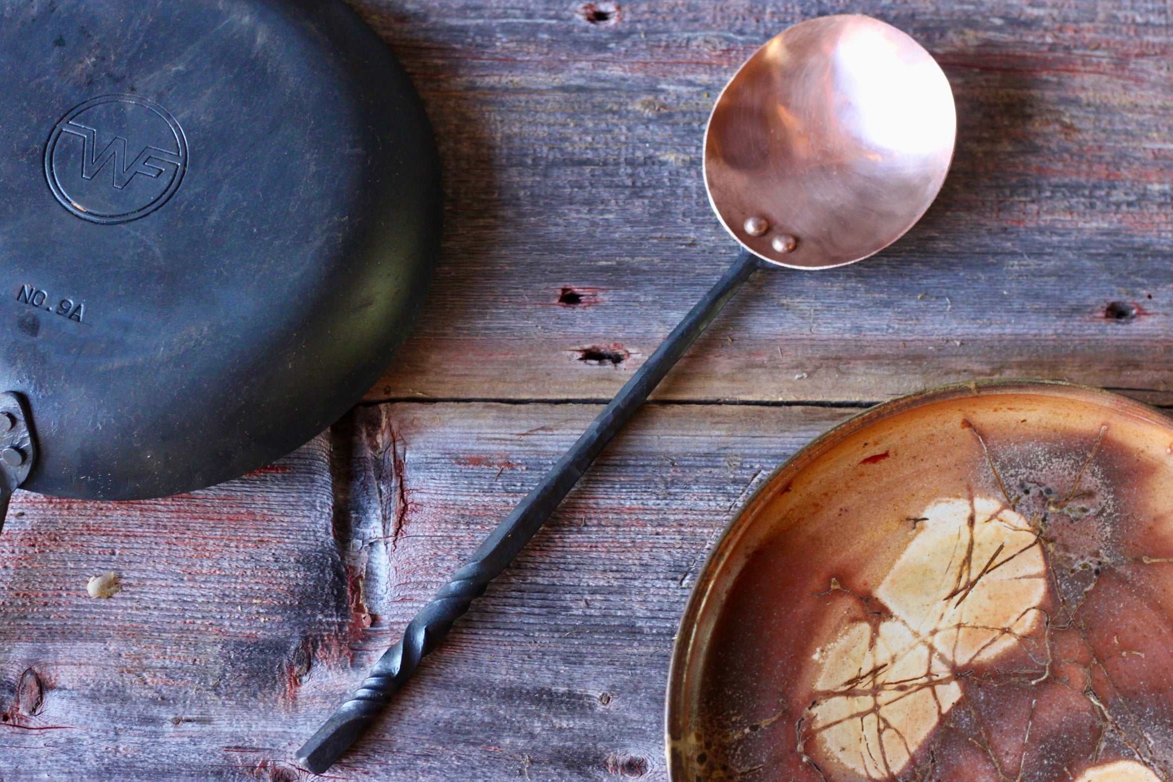 Premium Copper Serving Spoon - Elegant & Durable Utensil for Dining, Buffets, and Entertaining - Perfect for Salads, Desserts, and Party Serving