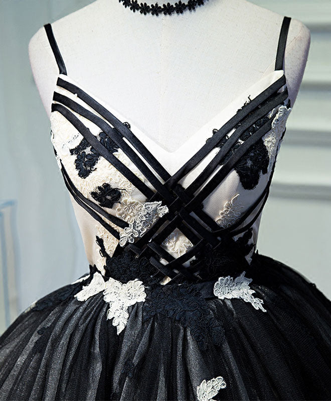 Elegant Black Tulle Short Prom Dress for Homecoming - Perfect for Dances, Parties & Special Occasions
