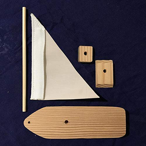 DIY Wooden Sailboat Model Kit - Handcrafted Wooden Boat Building Set for Adults & Teens - Perfect for Home Decor, Gift, or Educational STEM Project