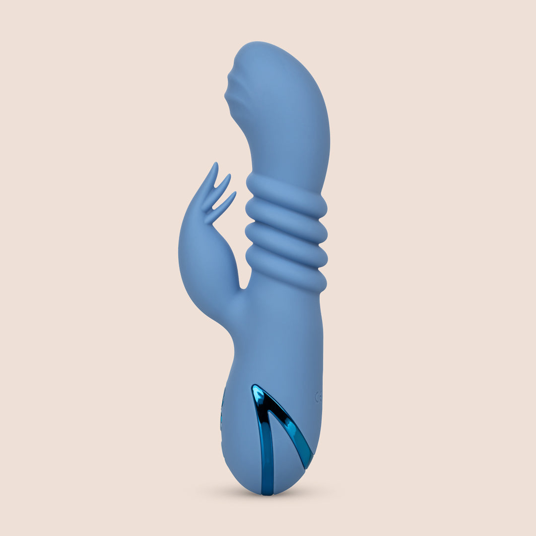 California Dreaming® Santa Cruz 'Coaster Rabbit Vibrator - Powerful Thrusting G-Spot Stimulator for Women, Perfect for Solo Play & Couples Intimacy | Discreet Packaging & USB Rechargeable