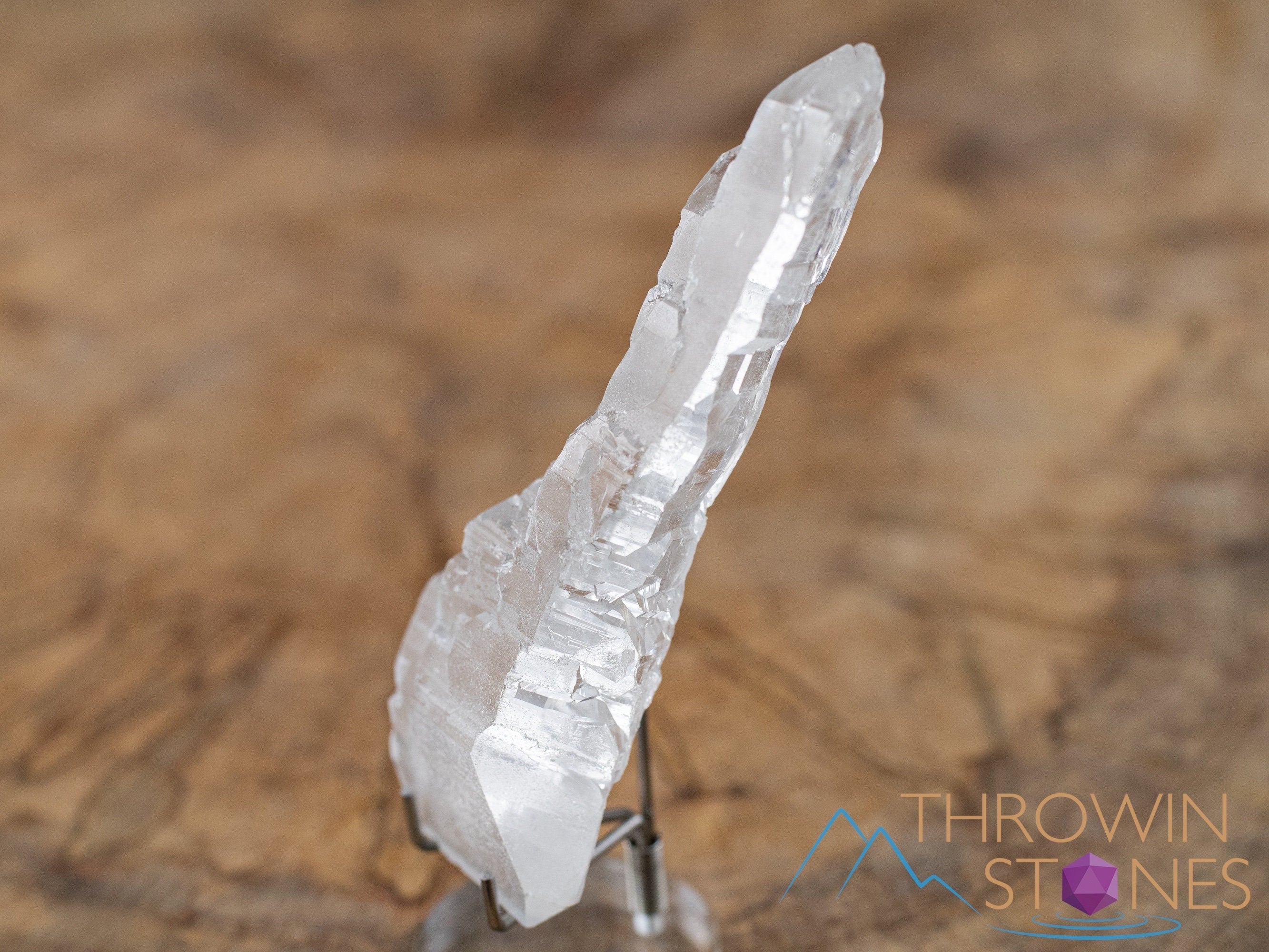 Natural Raw Quartz Crystal Point - Healing Stone for Home Decor, Housewarming Gift, Feng Shui & Meditation (41209) | Perfect for Spiritual Healing, Office Desk & Living Room Display