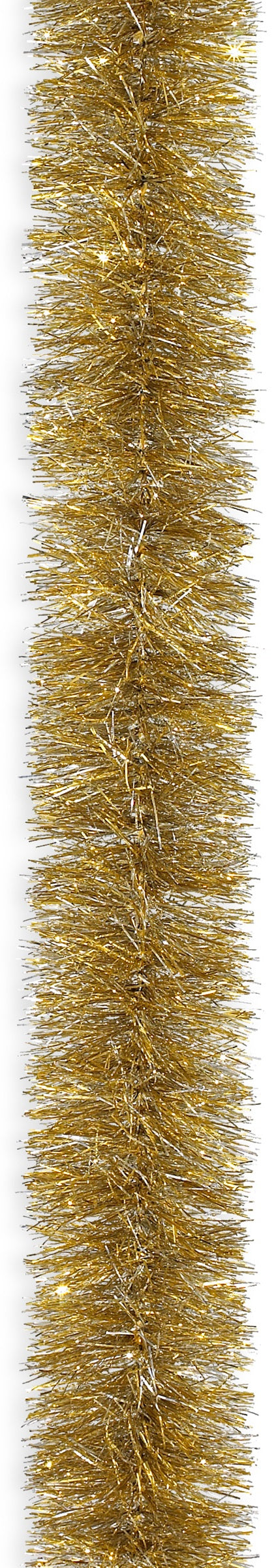 15' Super Soft and Shiny Golden Silver Tinsel Christmas Garland - Perfect for Holiday Tree Decor, Mantel Decorations, and Festive Party Backdrops