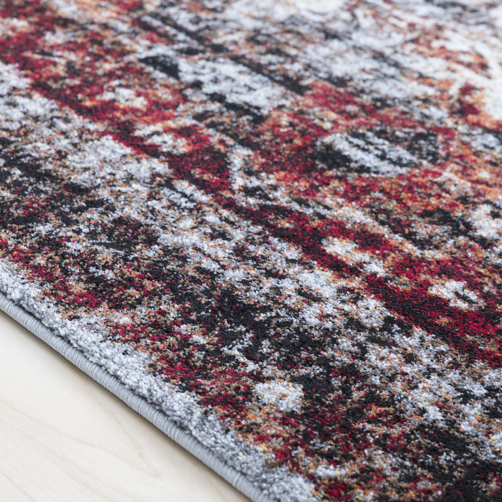 Bravo Dark Red Traditional Area Rug 2' x 3' - Updated Classic Design for Living Room, Bedroom & Entryway - Soft & Durable Home Decor