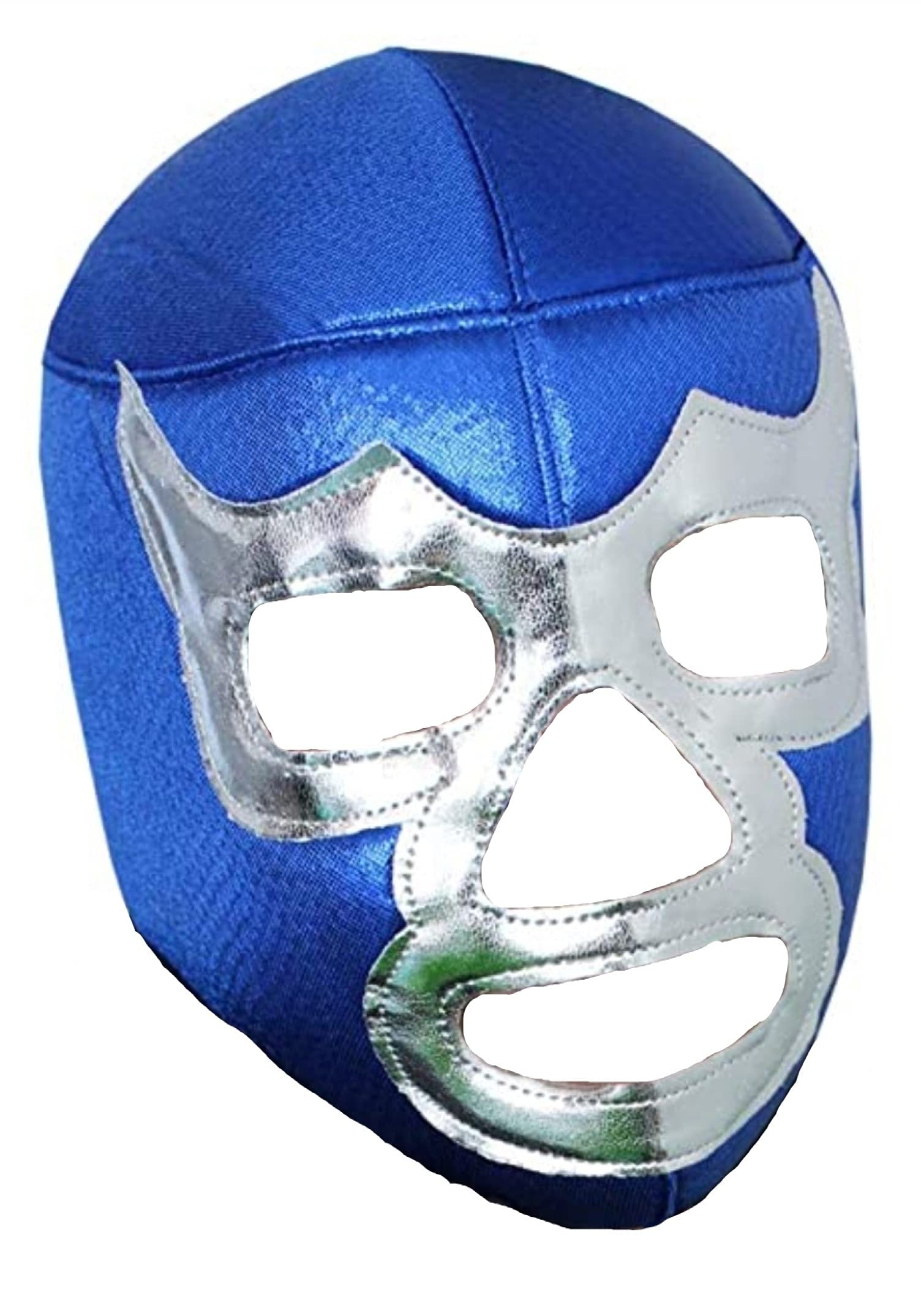 Blue Demon Lucha Libre Wrestling Mask for Kids - Boys Luchador Costume Mask - Perfect for Halloween, Cosplay, and Wrestling Parties