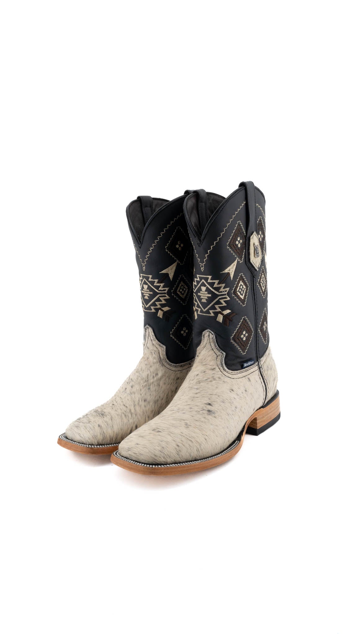 Authentic Men's Cowhide Cowboy Boots - Size 6 - Western Style Riding Boots - Durable & Comfortable - Perfect for Rodeo, Country Dancing & Outdoor Adventures - FINAL SALE