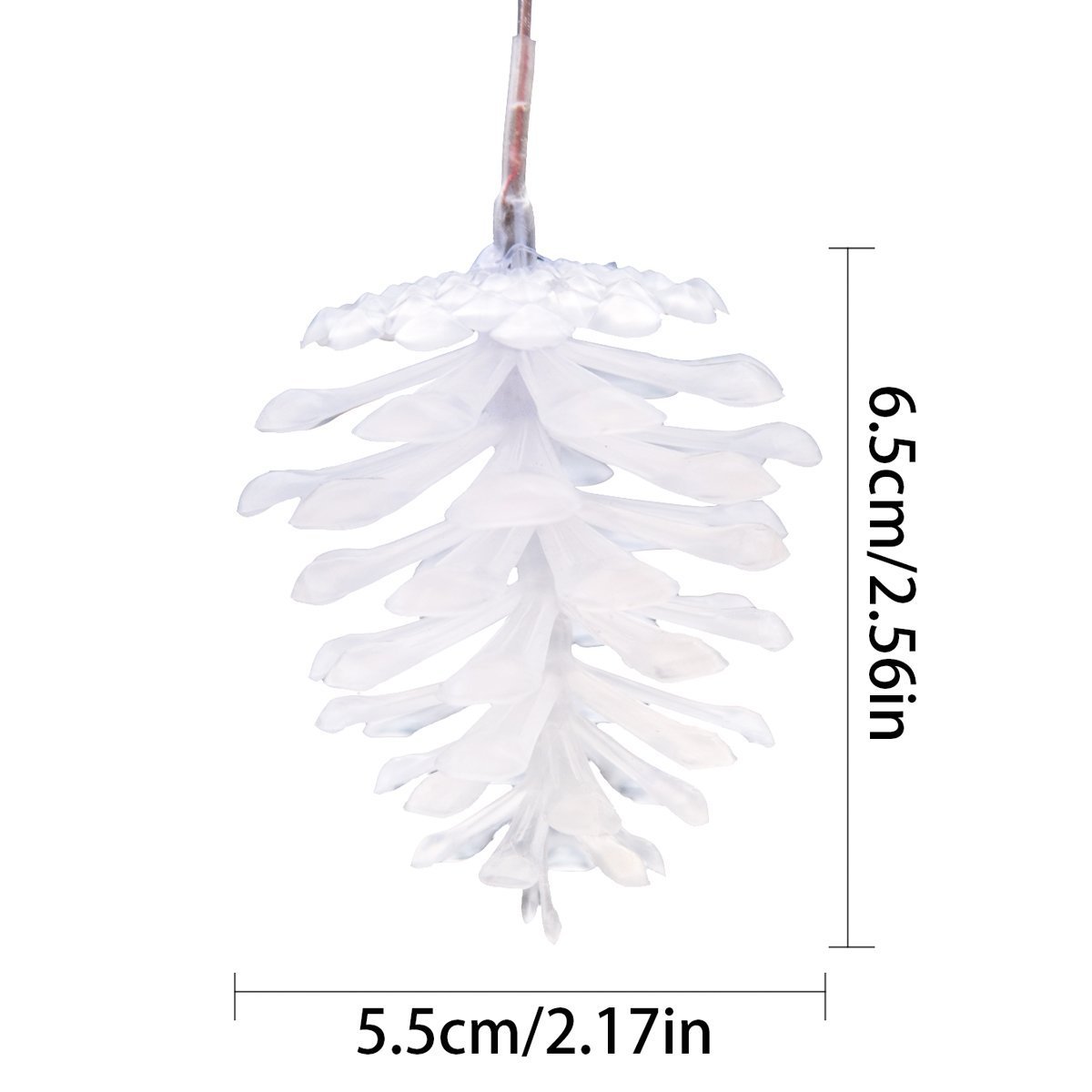 Solar Powered LED Pinecone Wind Chimes - Waterproof Outdoor Hanging Decor with String Lights for Patio, Balcony, Garden, Yard | Perfect for Parties, Bedroom & Window Decorations