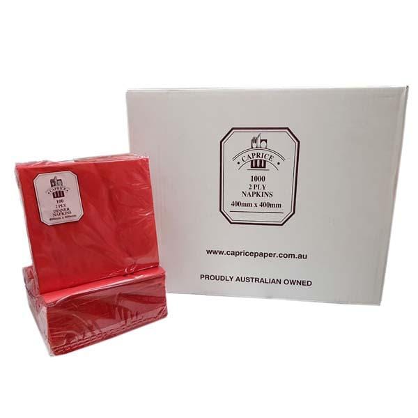 Premium Caprice 2-Ply Dinner Napkins - 1000 Count Quarter Fold - Ideal for Restaurants, Parties & Everyday Dining