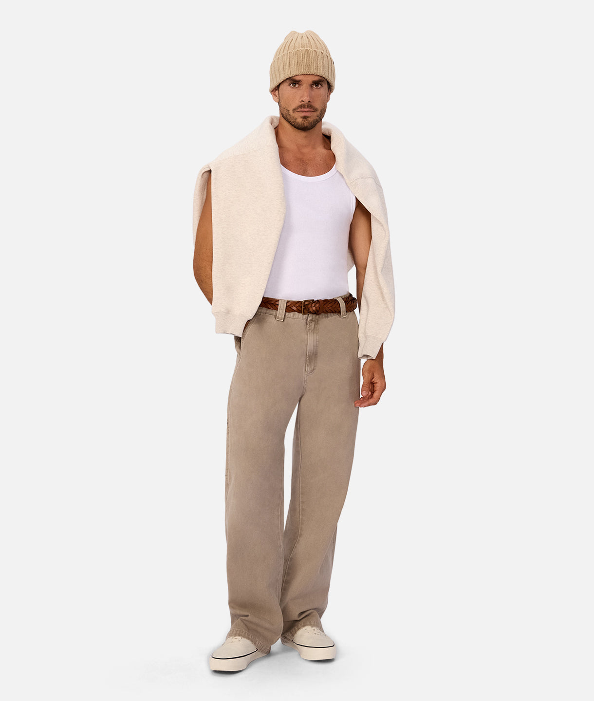 The Detroit Carpenter Pant - Durable Work Pants for Men in Stone Wash (Size 25) - Perfect for Construction, Woodworking & Outdoor Activities