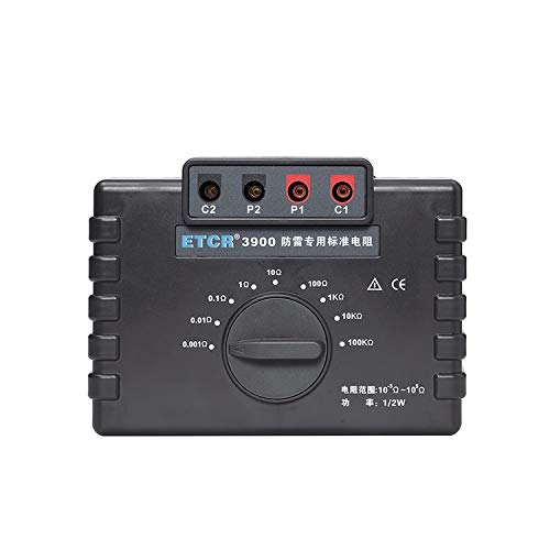 ETCR3900 Digital Multimeter - Earth & Soil Resistance Tester with Ground Resistance Measurement | Perfect for Electricians, DIY Home Projects & Industrial Safety Testing