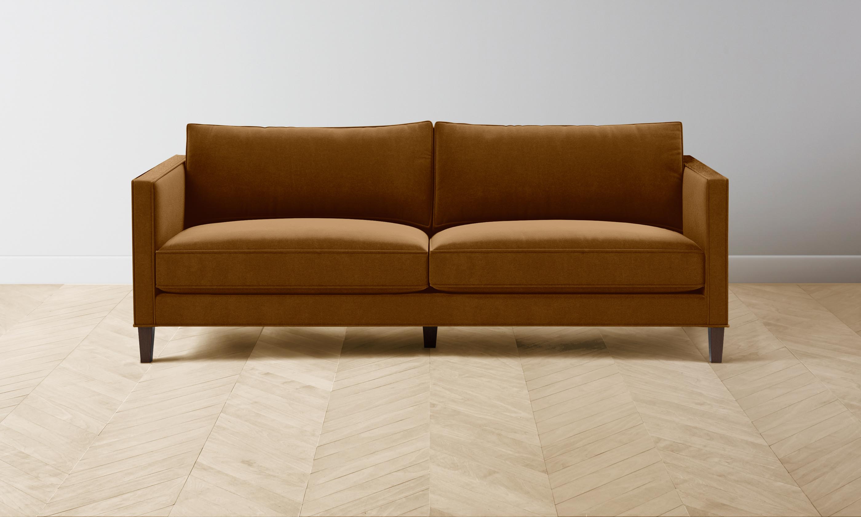 Premium Crosby Sofa - Luxurious Mohair Upholstery in Rich Brown Sugar | Perfect for Living Rooms, Lounges & Cozy Home Decor